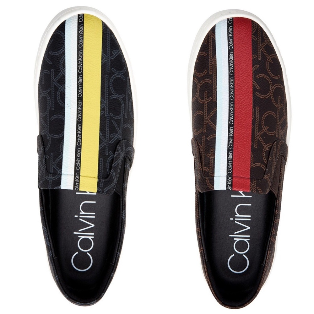 🆕Brown Calvin Klein Slip On Style Sneakers. - Picture 2 of 4